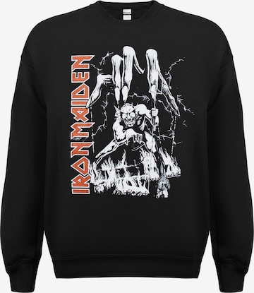 Sweat-shirt 'Iron maiden Number Of The Beast Big Hand Sweatshirt' Iron Maiden en noir : devant