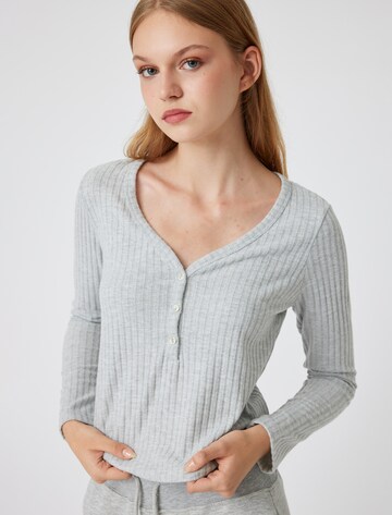 Koton Pajama shirt in Grey
