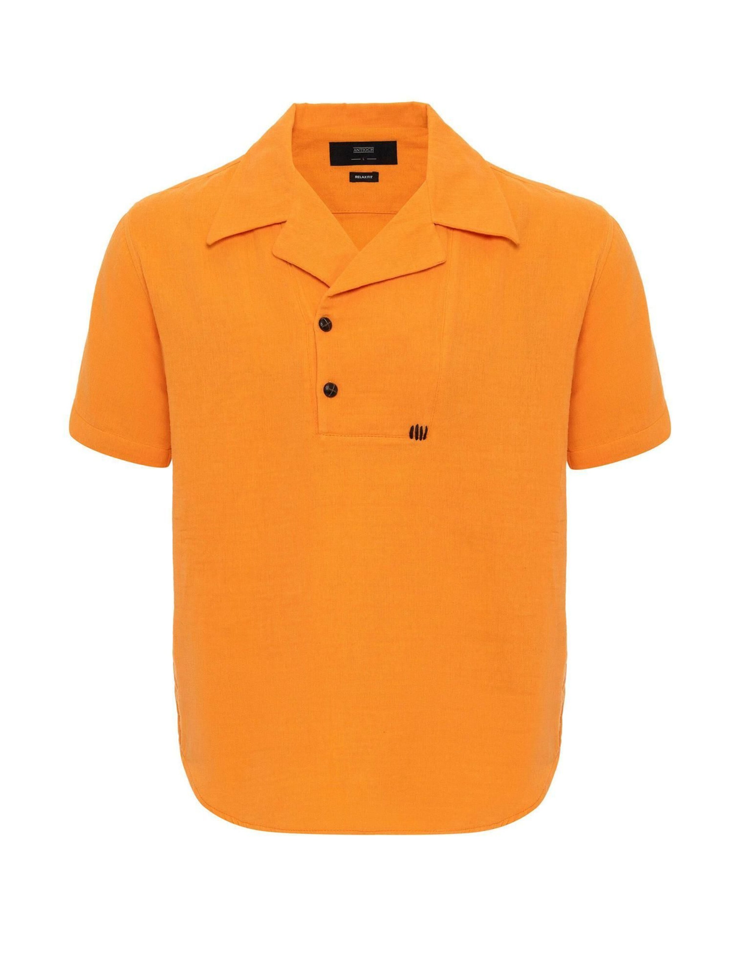 Regular fit Cămașă de la Antioch pe portocaliu: față
