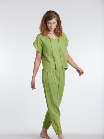 SUNFLAIR Tapered Broek in Groen