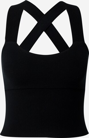 Abercrombie & Fitch Knitted top in Black: front
