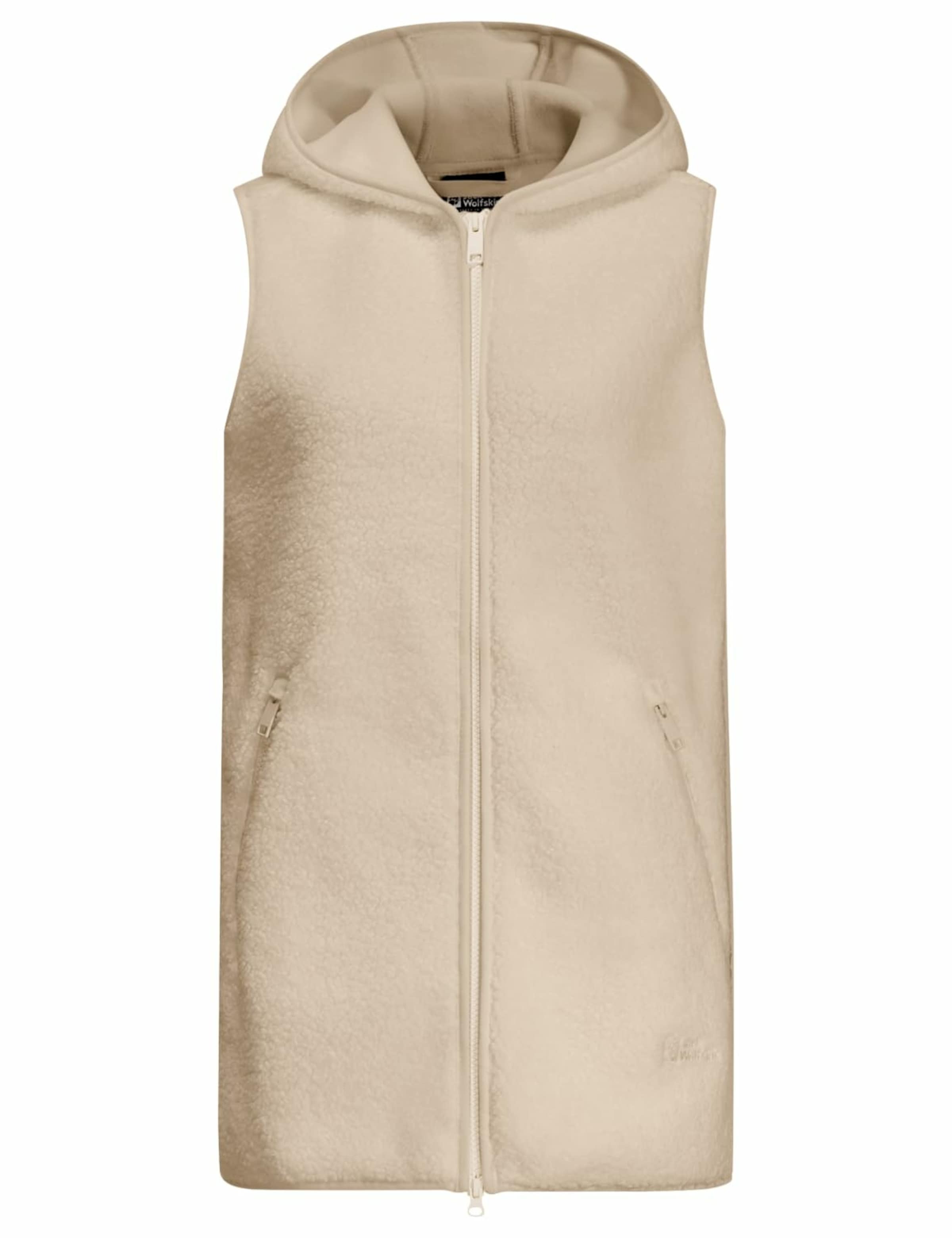 JACK WOLFSKIN Gilet en beige clair, Vue avec produit