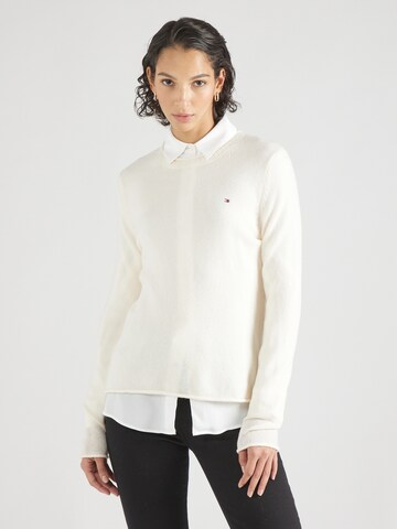 Pullover di TOMMY HILFIGER in beige: frontale