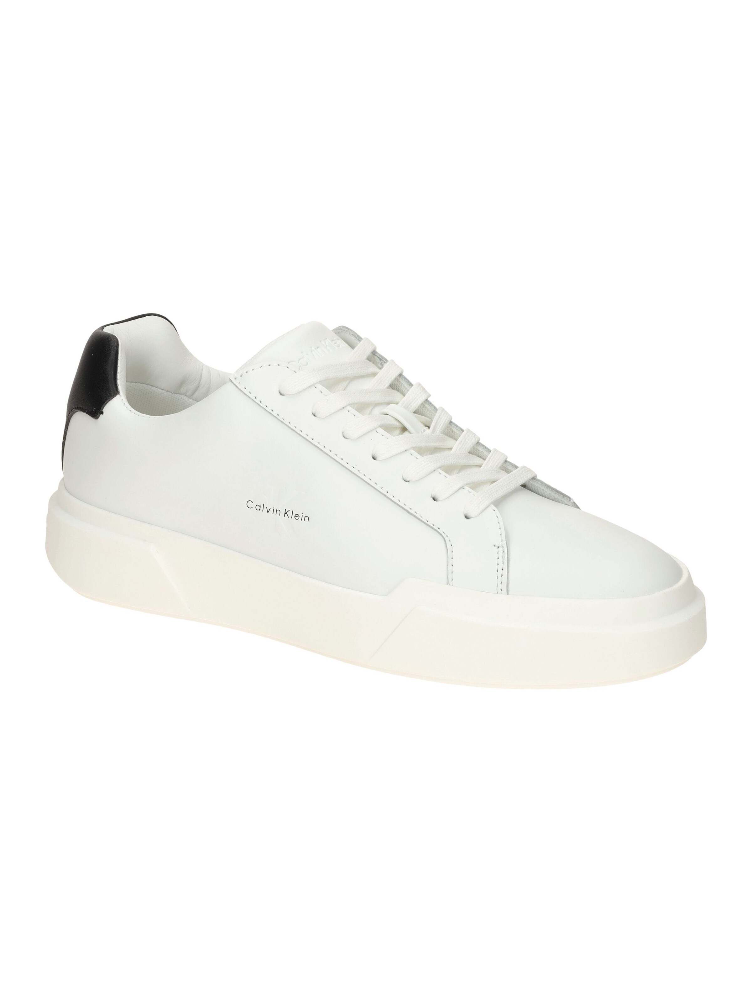 Calvin Klein Lace-Up Shoes 'Calvin Klein Schuhe Chunky Cup Sneakers weiß' in White: front