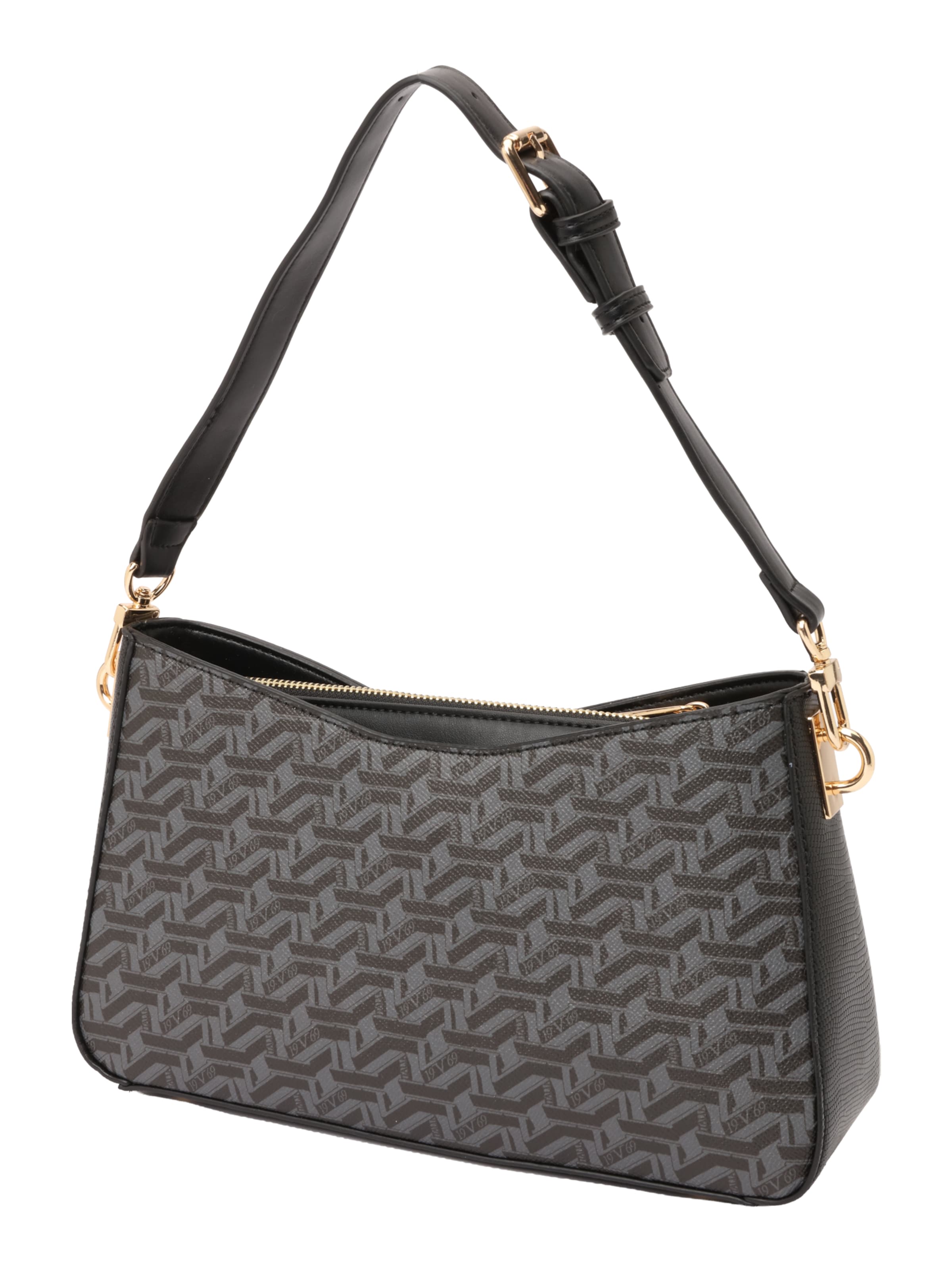 Sac bandoulière 'Ariana' 19V69 ITALIA en gris : sur le côté