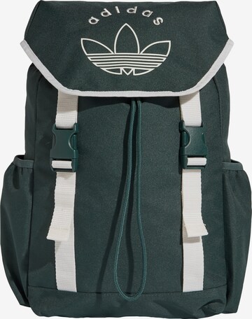 ADIDAS ORIGINALS Backpack in Green: front