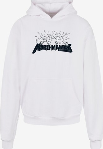 Merchcode Sweatshirt 'Peanuts - Marshmallows' in Wit: voorkant