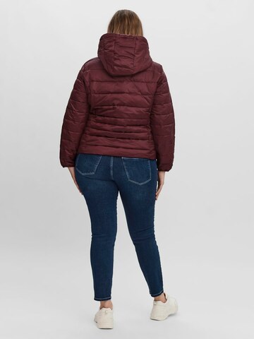 Vero Moda Curve Between-Season Jacket 'MIKKOLA' in Red