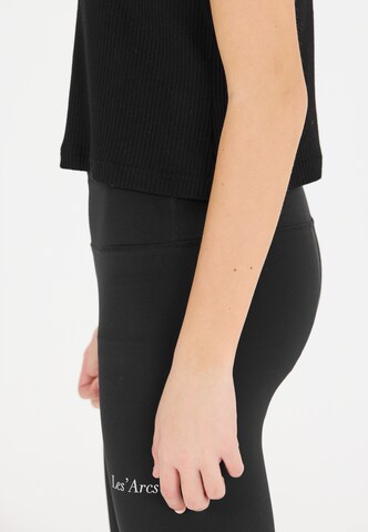 Les'Arcs Functioneel shirt 'Ashtyn' in Zwart