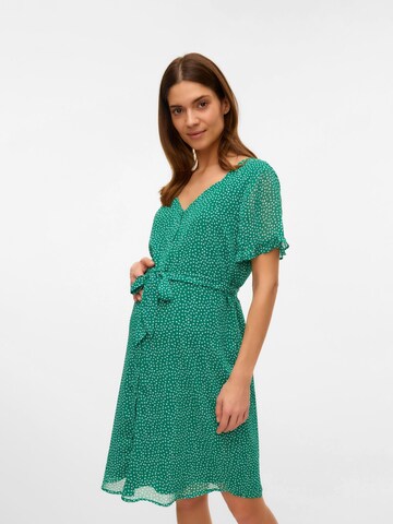 Vero Moda Maternity Letní šaty 'VMMCaro' – zelená: přední strana