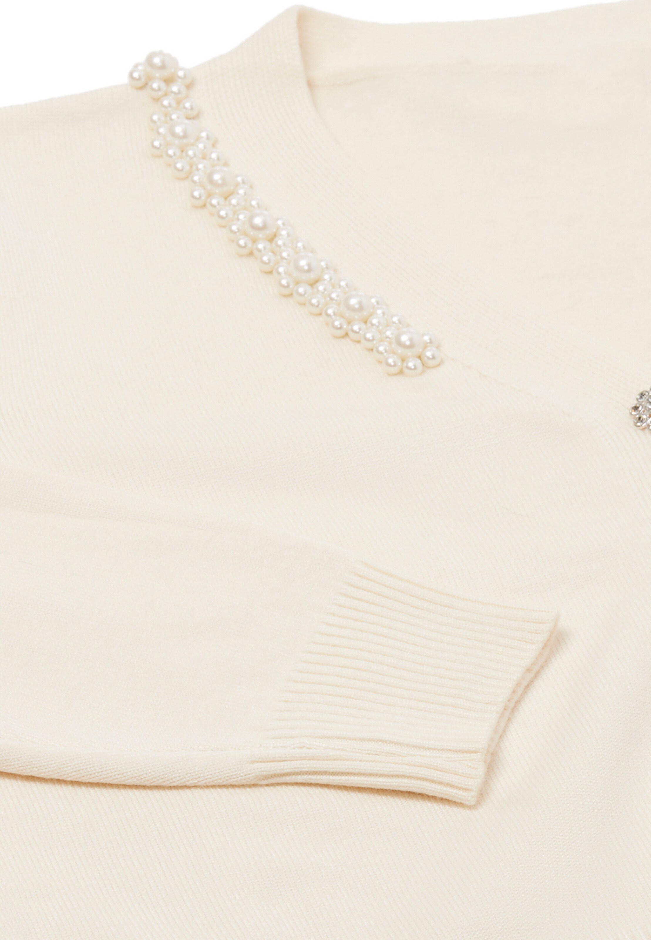 ZITHA Knit cardigan in White