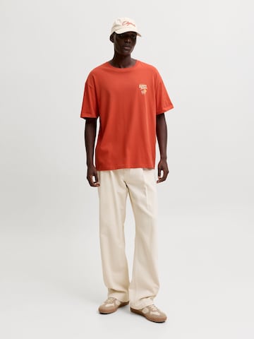 JACK & JONES T-Shirt in Orange