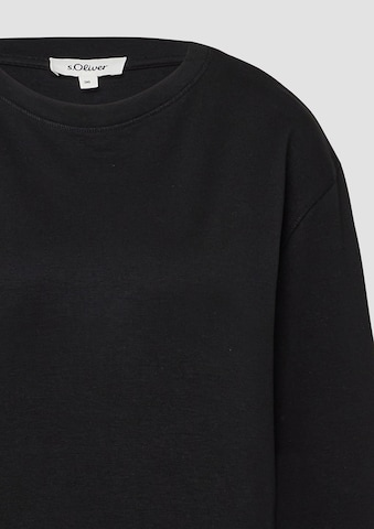 s.Oliver Sweatshirt in Zwart