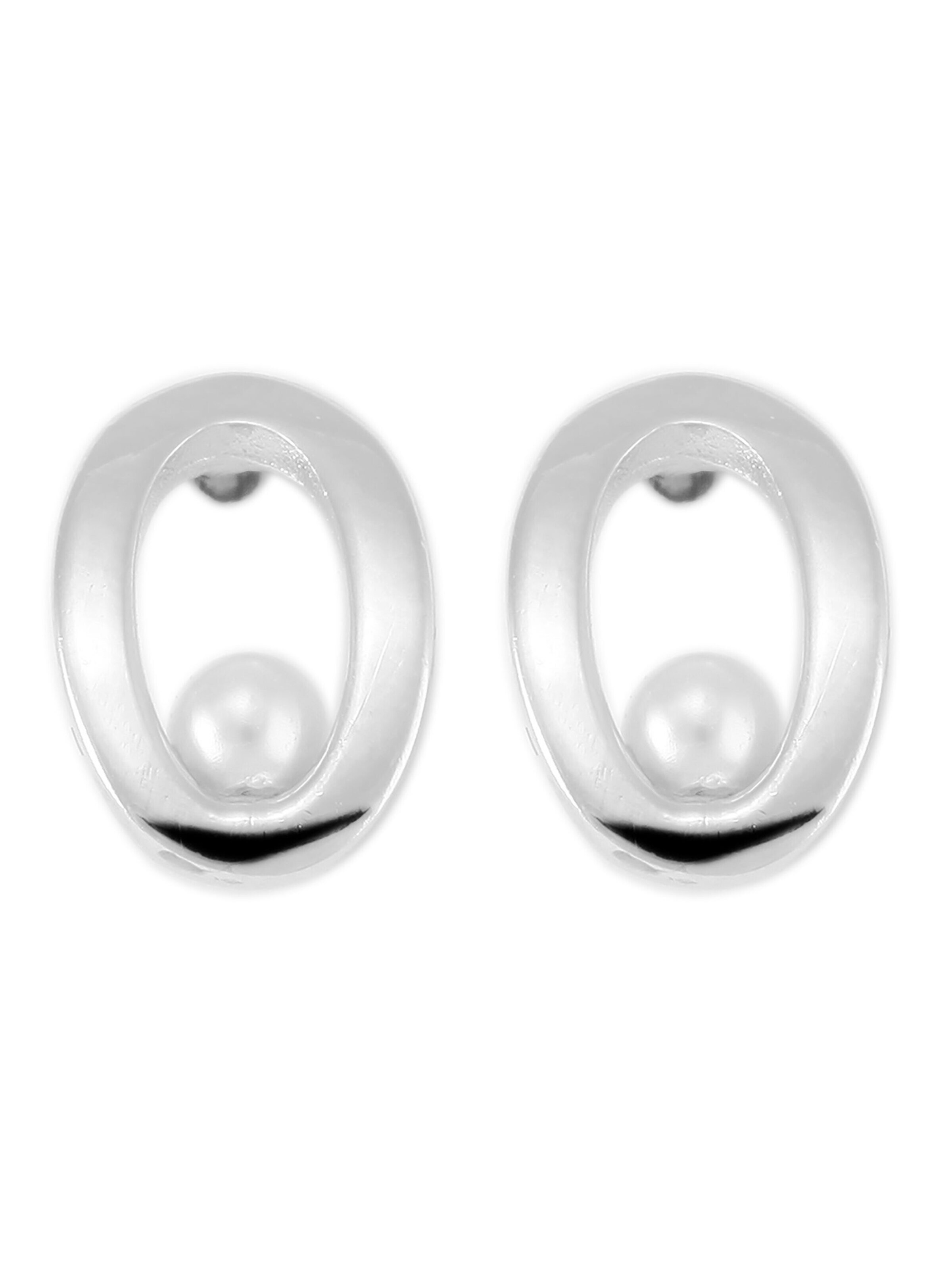 Akzent Earrings '"Alia" aus 925 Sterlingsilber, rhodiniert, langlebig' in Silver