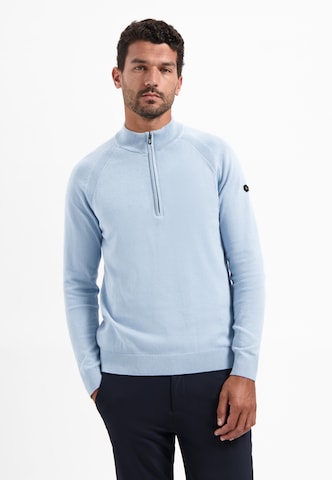 No Excess Sweater in Blue: front