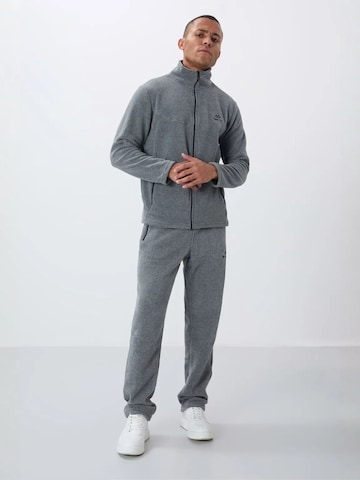 Tommy Life Joggingpak in Grijs: voorkant