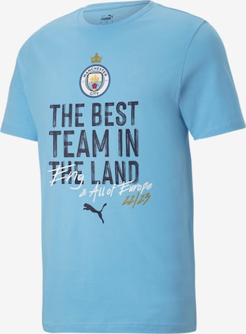 PUMA Performance Shirt 'Manchester City' in Blue: front