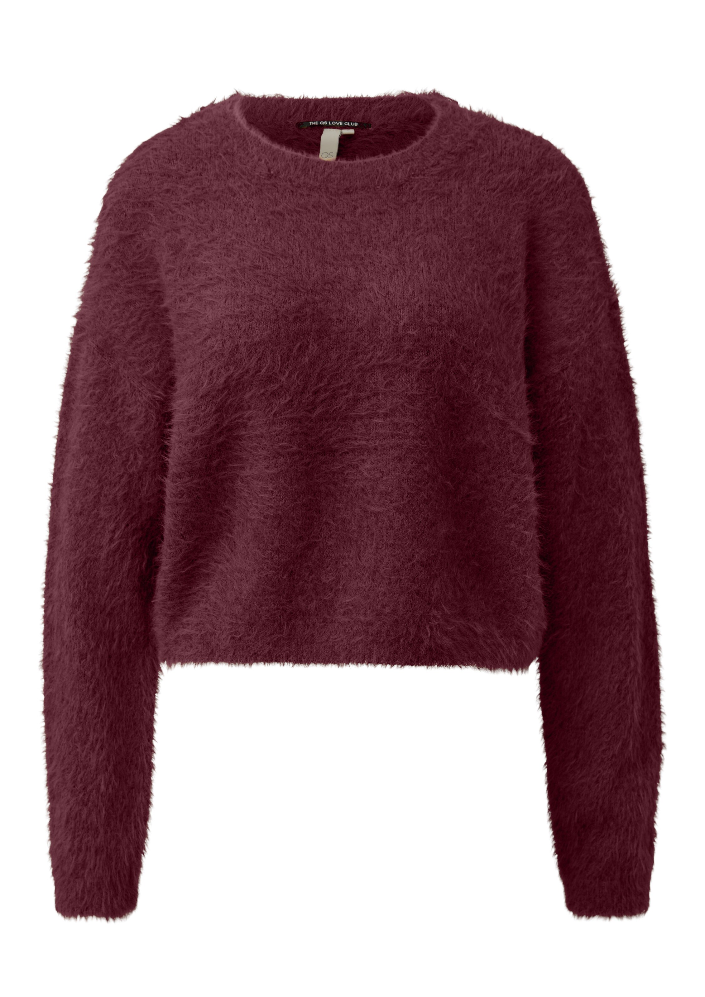 QS Pull-over en L en bordeaux, Vue avec produit