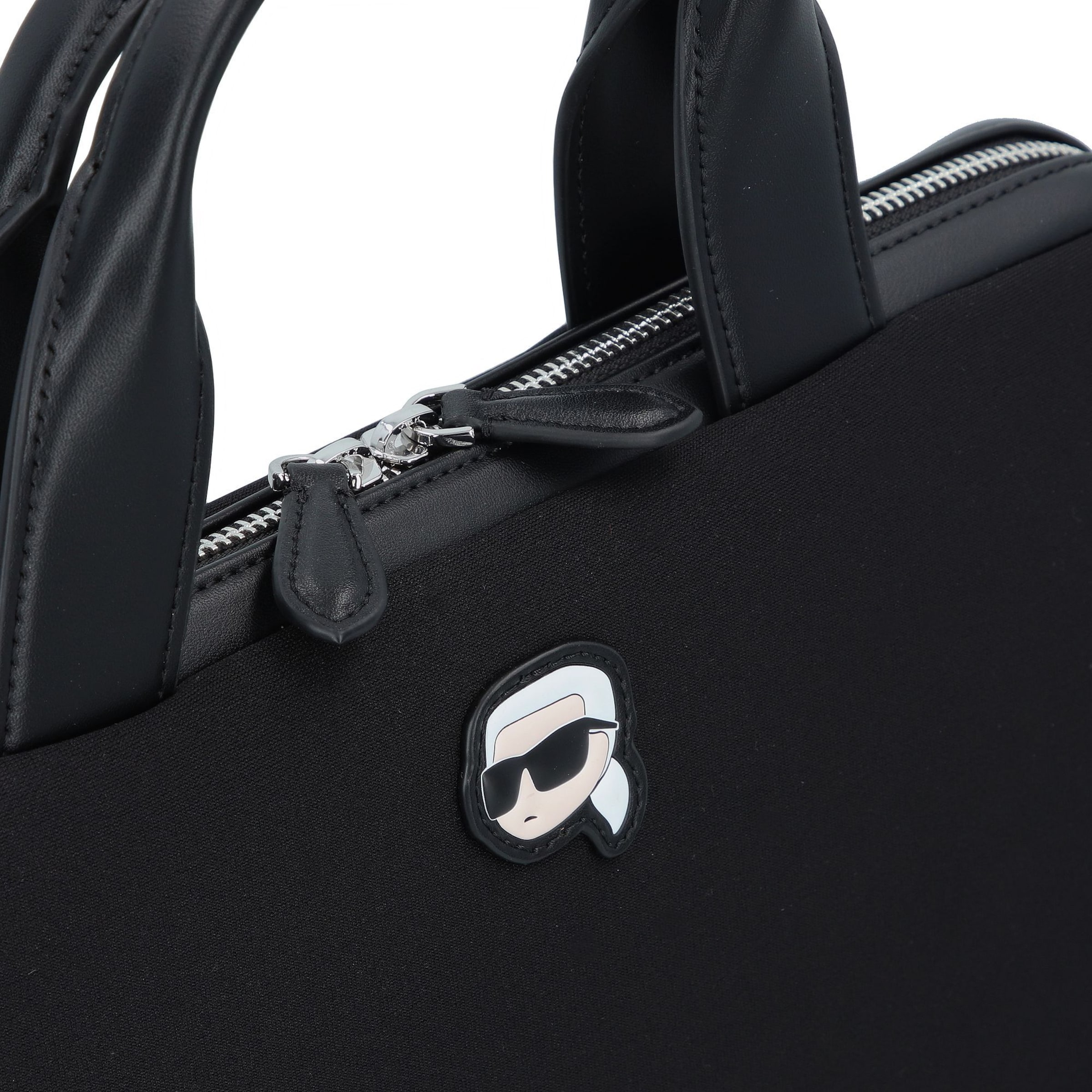 Sac d’ordinateur portable Karl Lagerfeld en noir