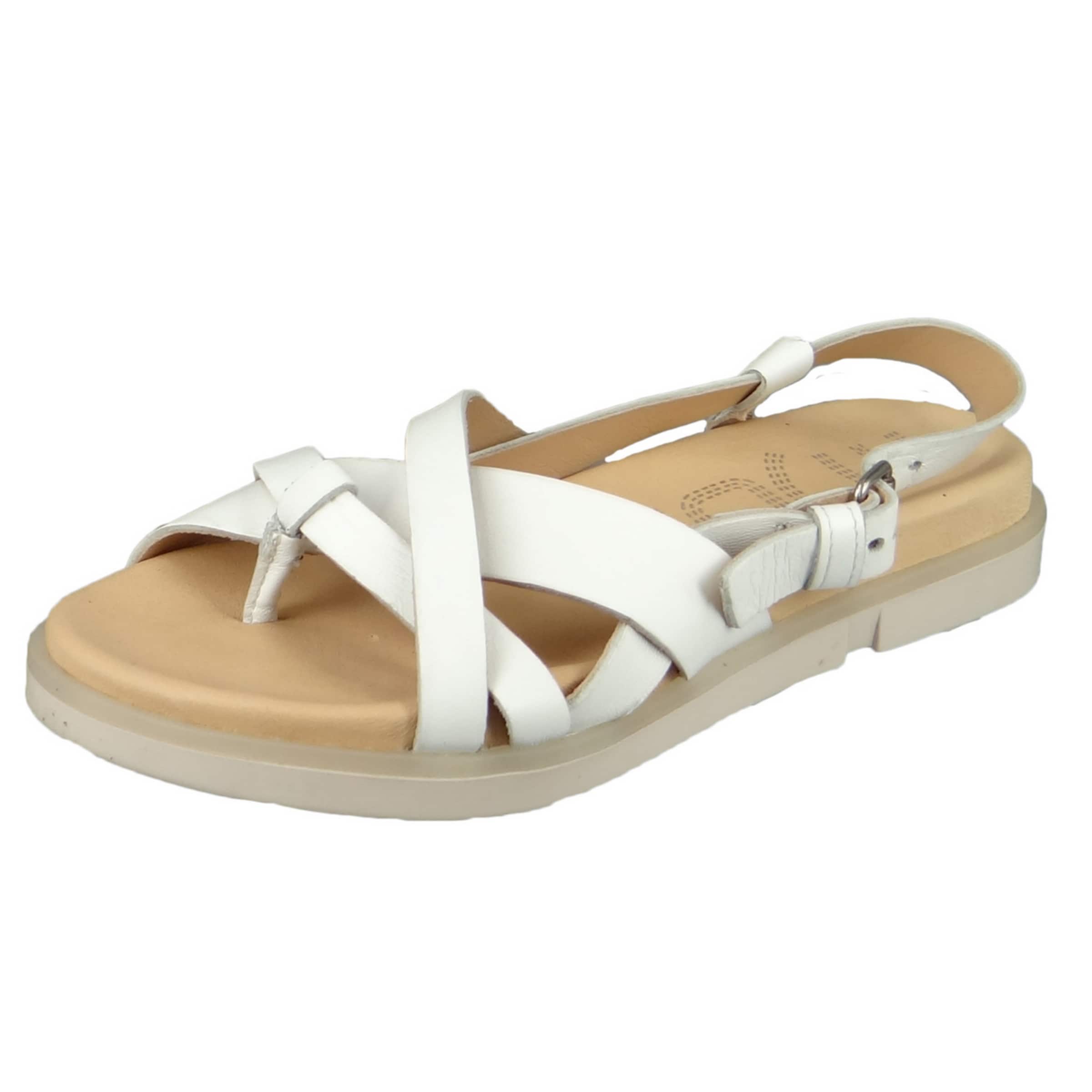 MJUS - Sandália em branco: frente