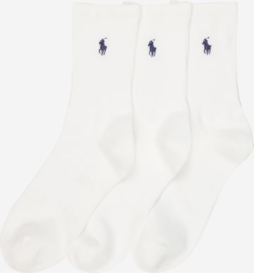 Chaussettes Polo Ralph Lauren en blanc : devant