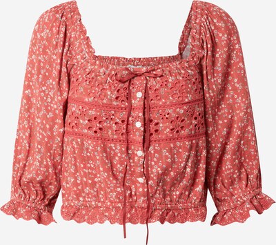 American Eagle Blouse in Light blue / Orange / White, Item view