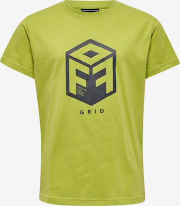 Hummel Functioneel shirt 'OFFGRID' in Geel: voorkant