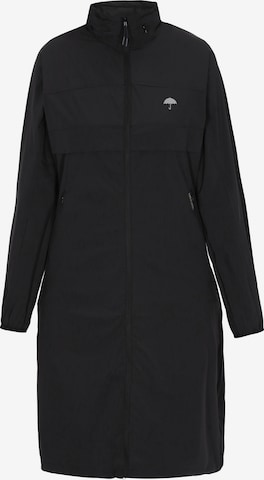 Manteau mi-saison Schmuddelwedda en noir : devant