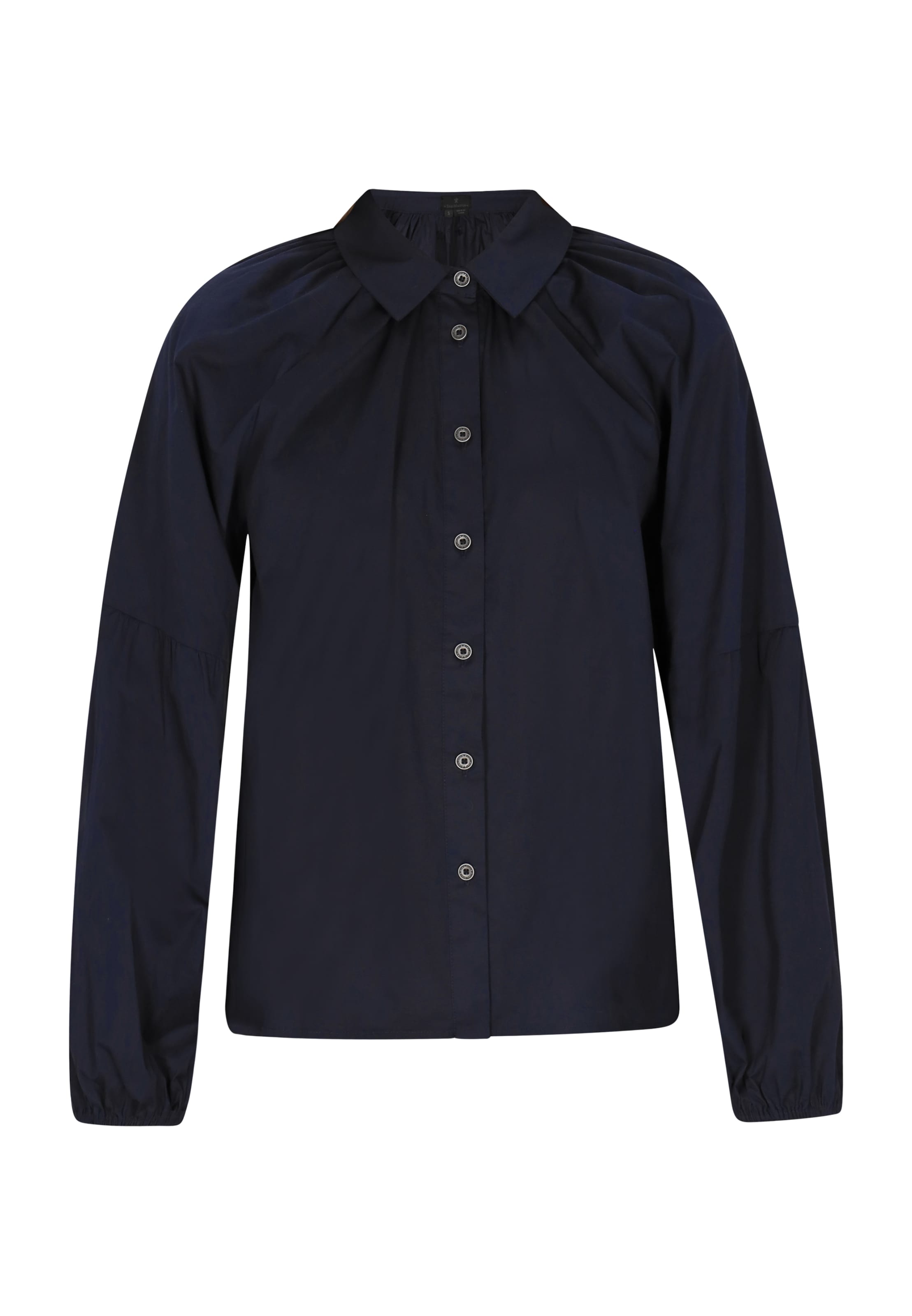 DreiMaster Klassik Bluse 'Classic Look' in Blau: Vorderseite