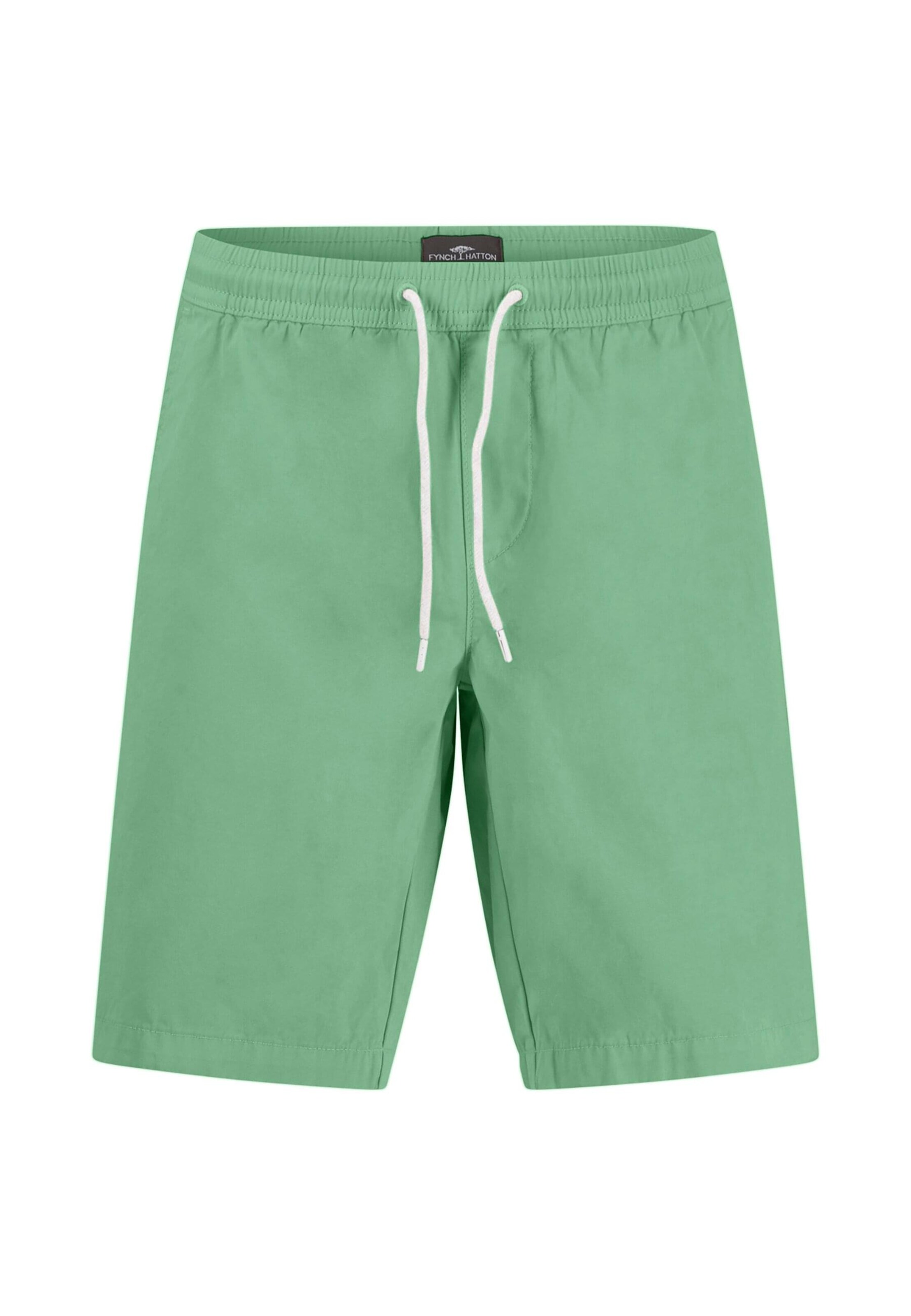 FYNCH-HATTON Pants in Green: front