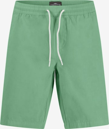 FYNCH-HATTON Regular Broek in Groen: voorkant