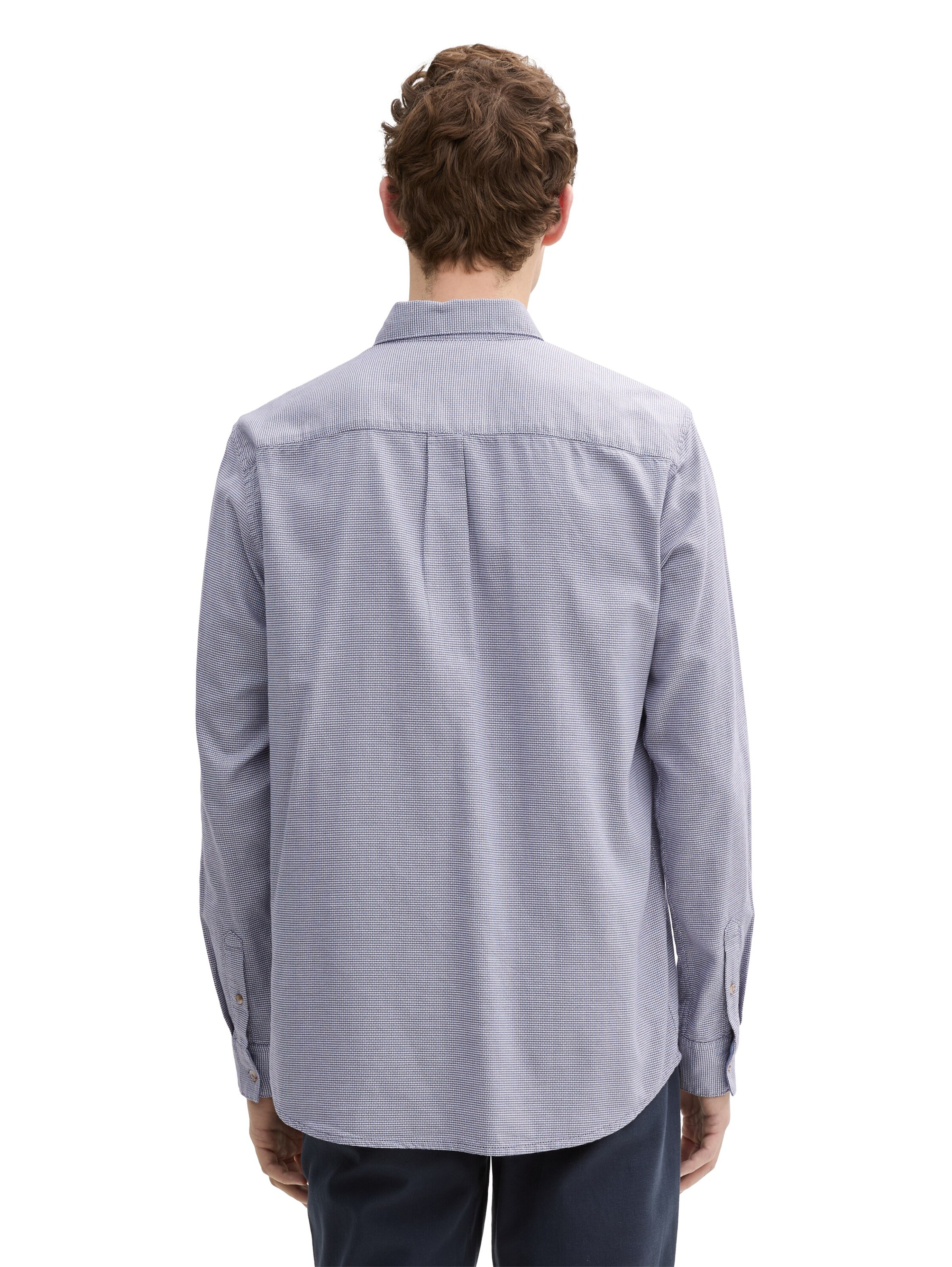 TOM TAILOR Regular Fit Hemd in Blau