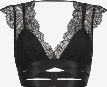 Hunkemöller Triangle Bra in Black: front