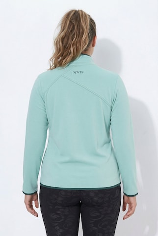 Ulla Popken Sweatjacke in Blau