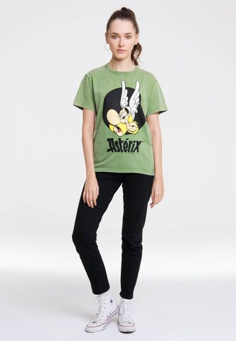LOGOSHIRT T-Shirt 'Asterix' in Grün