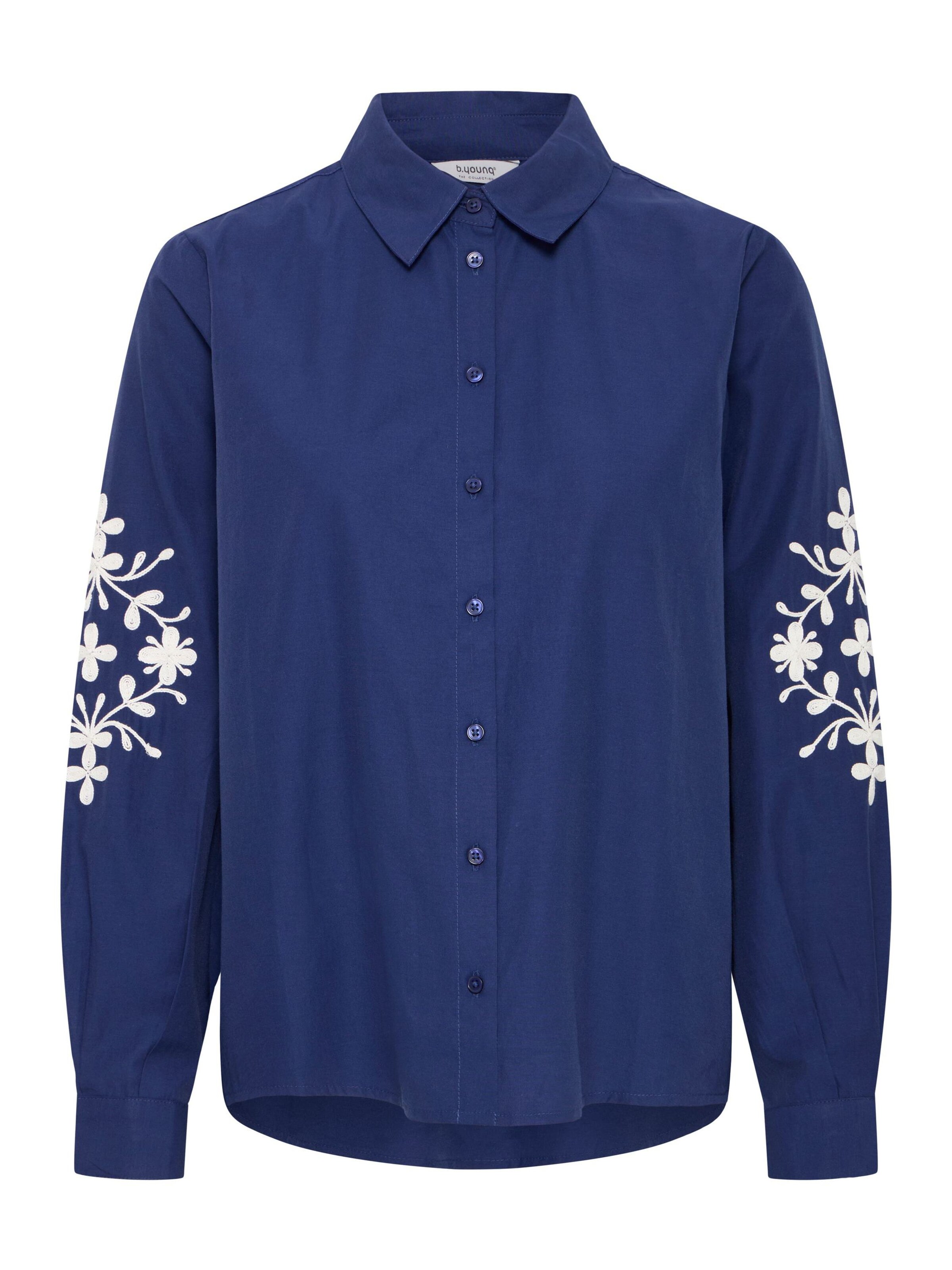 b.young Blouse ' Hetila' in Blue: front