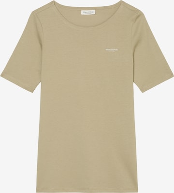 T-shirt Marc O'Polo en beige : devant