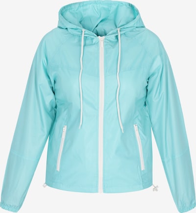 Demisezoninė striukė iš myMo ATHLSR, spalva – vandens spalva / balta, Prekių apžvalga