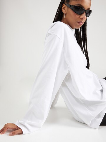 WEEKDAY Oversized Shirt in White