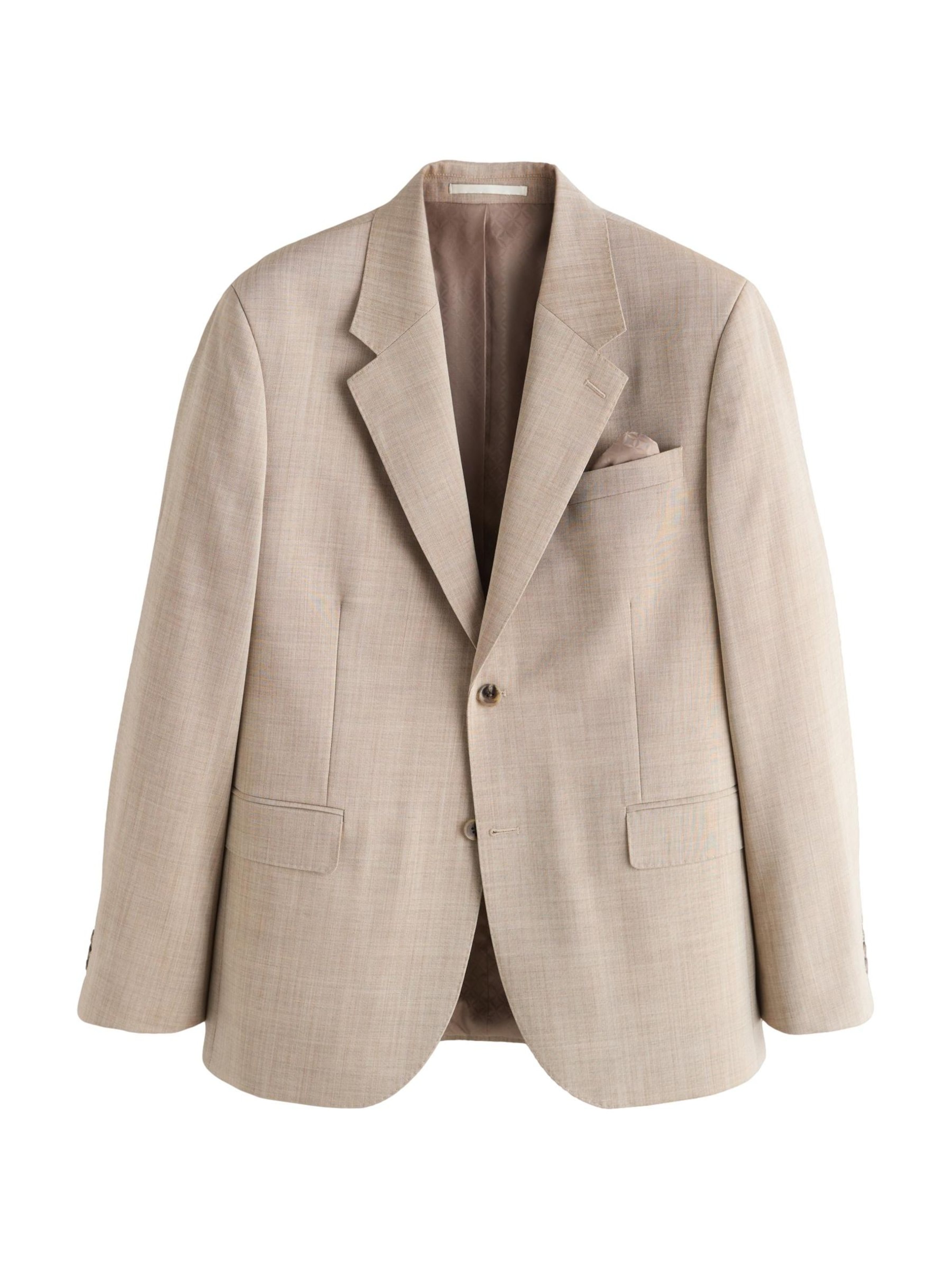 Next Slim Fit Sakko in Beige: Vorderseite