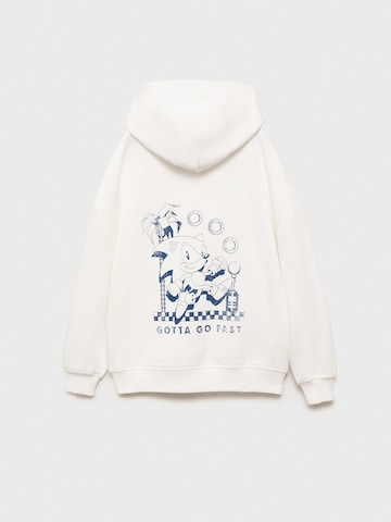 MANGO KIDS Sweatshirt 'SONICGOT' in White