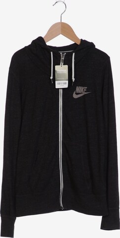 NIKE Kapuzenpullover M in Grau: predná strana