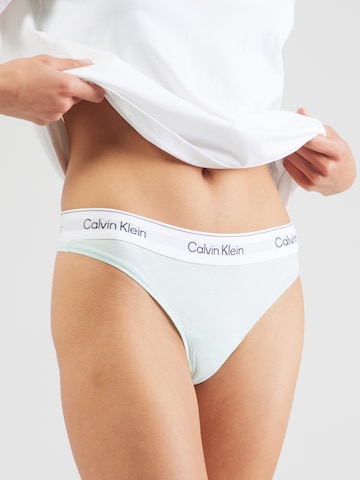 Calvin Klein Underwear String in Grün: Vorderseite