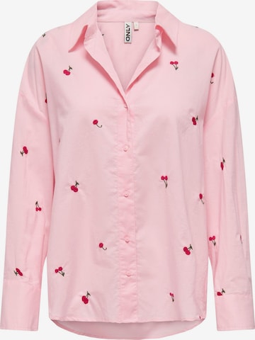 Camicia da donna 'ONLSoregon' di ONLY in rosa: frontale