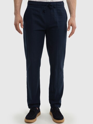 BIG STAR Regular Chino Pants in Blue: front