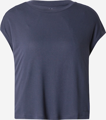 mazine - Camiseta 'Golden T' en azul: frente