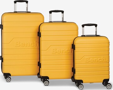 BENCH Suitcase Set 'Seattle' in Yellow: front