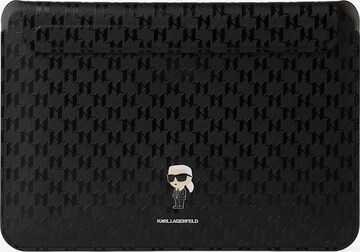 Borsa per laptop di Karl Lagerfeld in nero: frontale