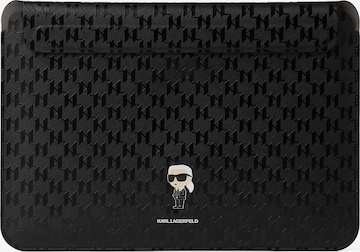 Karl Lagerfeld Laptoptas in Zwart: voorkant