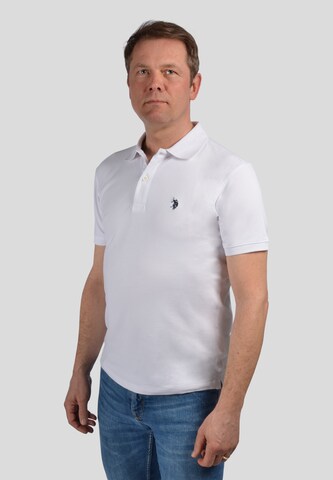 U.S. POLO ASSN. Poloshirt in Weiß: predná strana